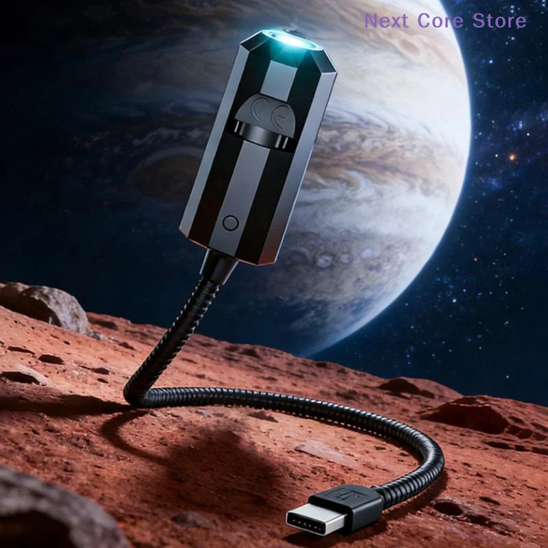 Galaxy Starry Sky USB Projector Lamp – 7 Pattern Slides Galaxy Projector Lamp HIP