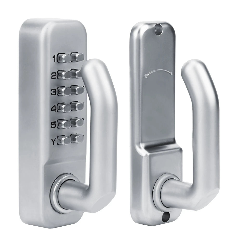 Coded Lock Door Lock Mechanical Door Lock Waterproof Mechanical Combination Lock Door Password Coded Locks Gate Security HIP