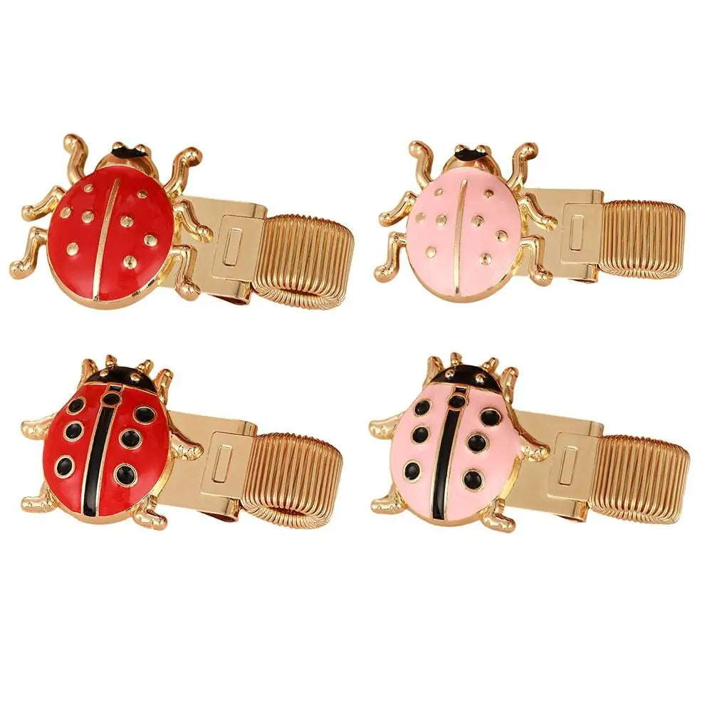 Metal Ladybug Pen Clip Bookmark – Enamel Spring Clip Pen Clip Bookmark HIP
