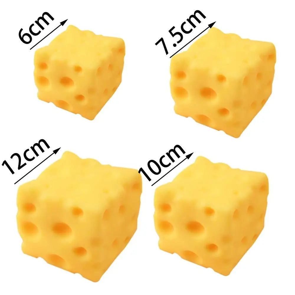 Giant Cheese Squeeze Toy – Slow Rising Sensory Fidget Cube Slow Rising Squeeze Toy HIP