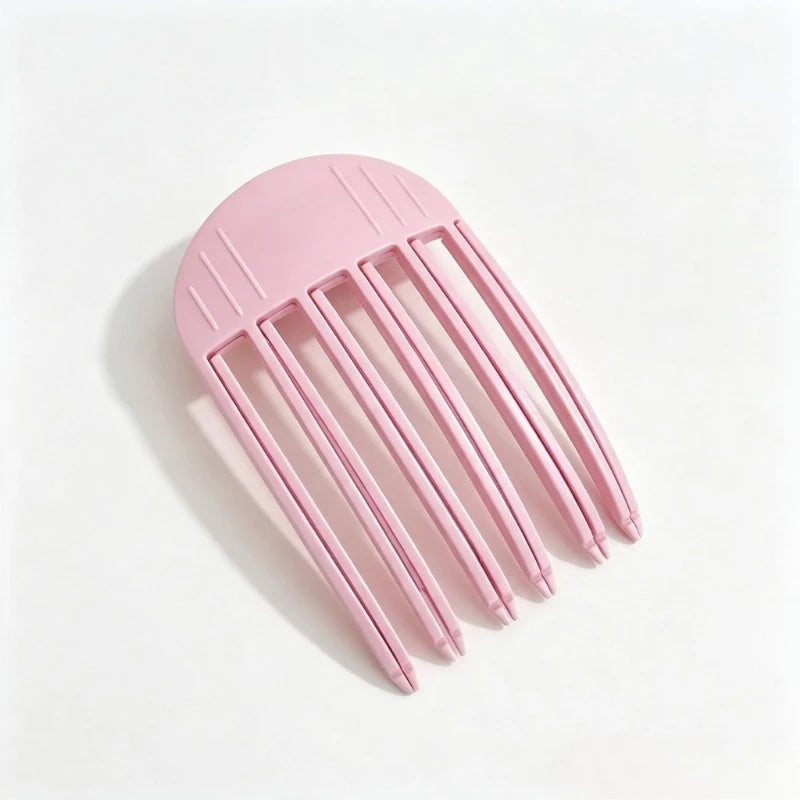 Volumizing Hair Root Clips – Fluffy Curling & Bang Rollers Hair Volumizing Clip HIP C688-6Teeth-Pink-1pc
