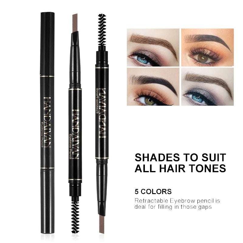 Handaiyan Double-Head Automatic Eyebrow Pencil – 5 Shades Eyebrow Pencil HIP