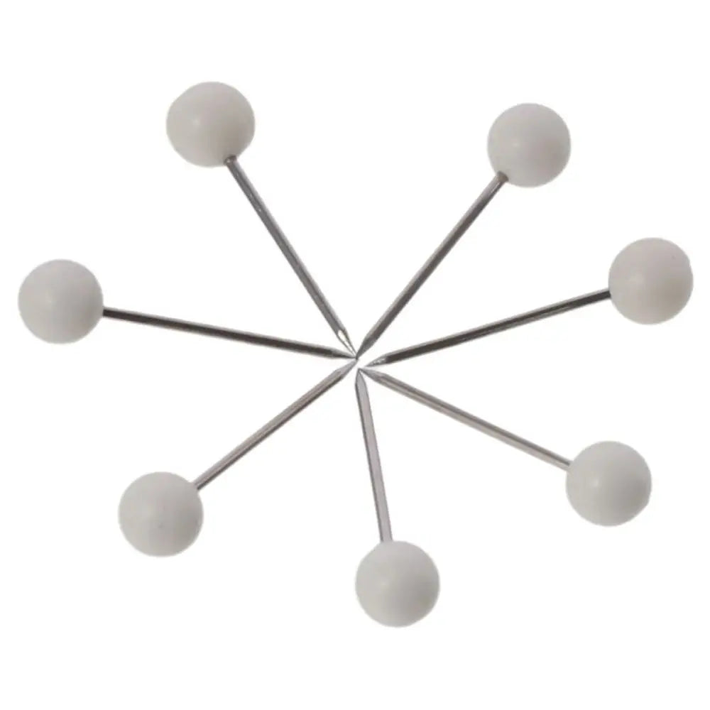 500-Pack White Round Head Push Pins – 1/8" Thumb Tacks Push Pins HIP