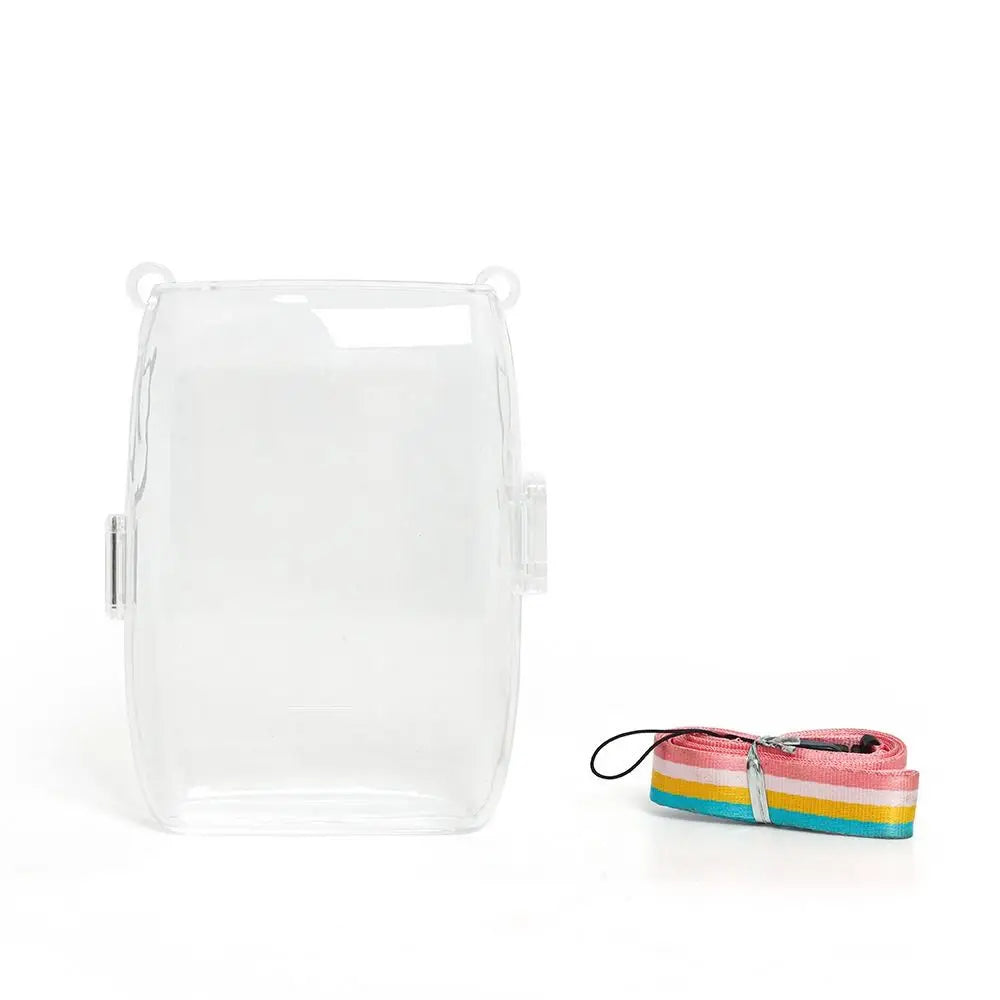 Transparent PC Case + Shoulder Strap for Instax Mini Link 3 Printer Carrying Case HIP