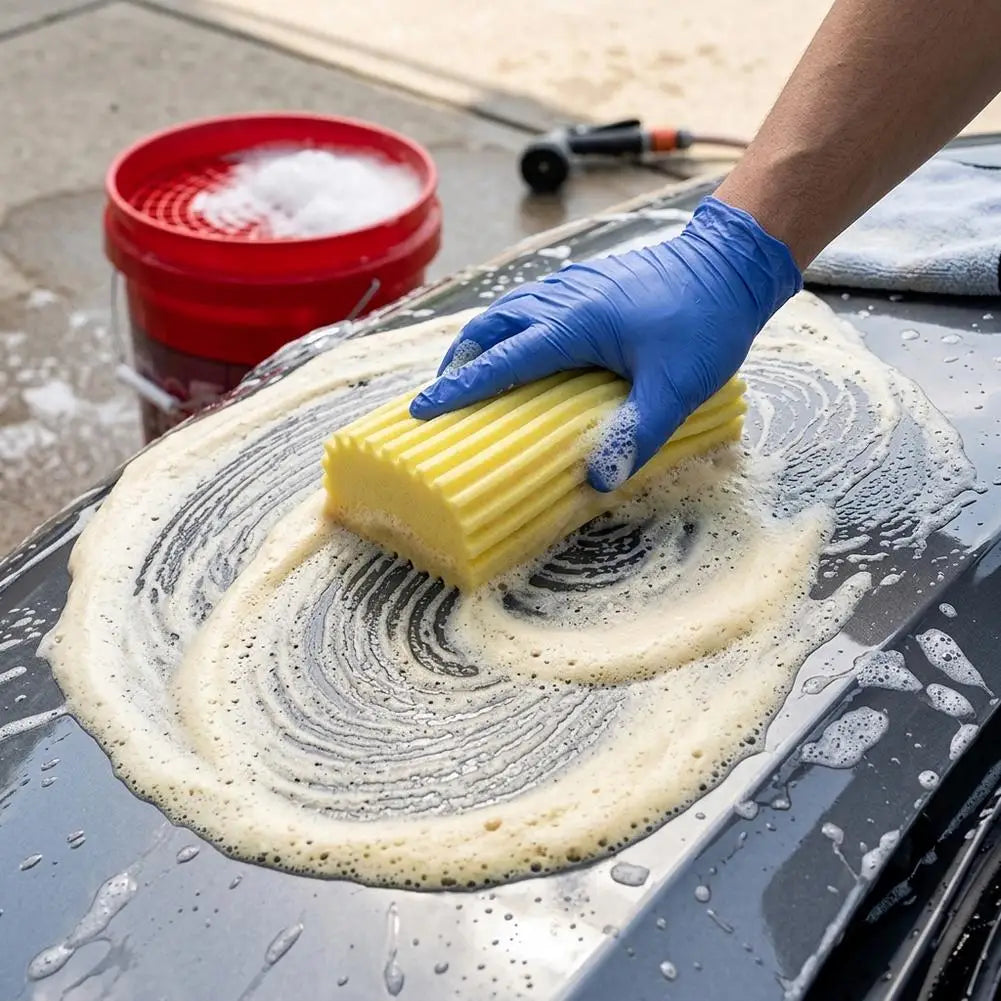 1/4pcs Dust Cleaning Sponges Water Absorption Cleaning Sponge Household and Car Cleaning Sponges Friction Cotton HIP
