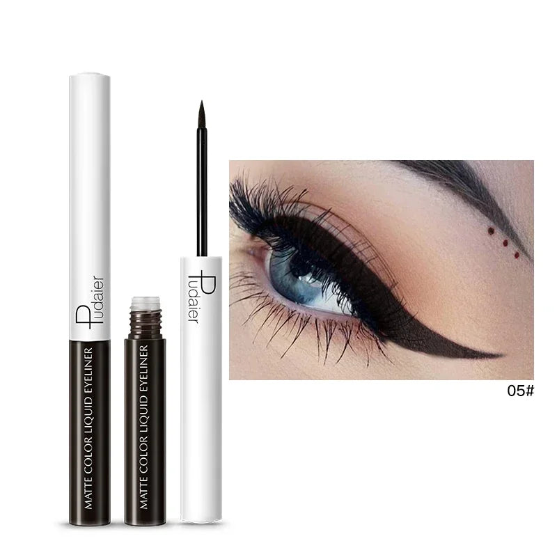 15 Color Long Lasting Liquid Eyeliner Makeup Waterproof Fast Dry Liquid Eyeliner Matte Multicolor Eye Liner HIP 05