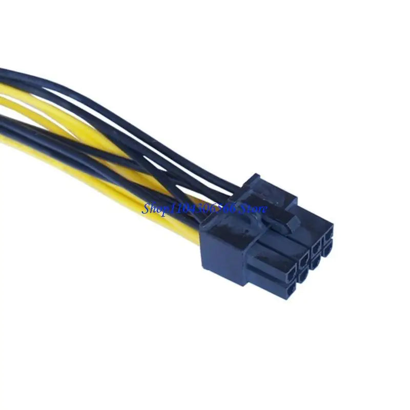 8-Pin CPU Power Extension Y Splitter Cable – 1 to 2 Male PC Power Cable HIP CN