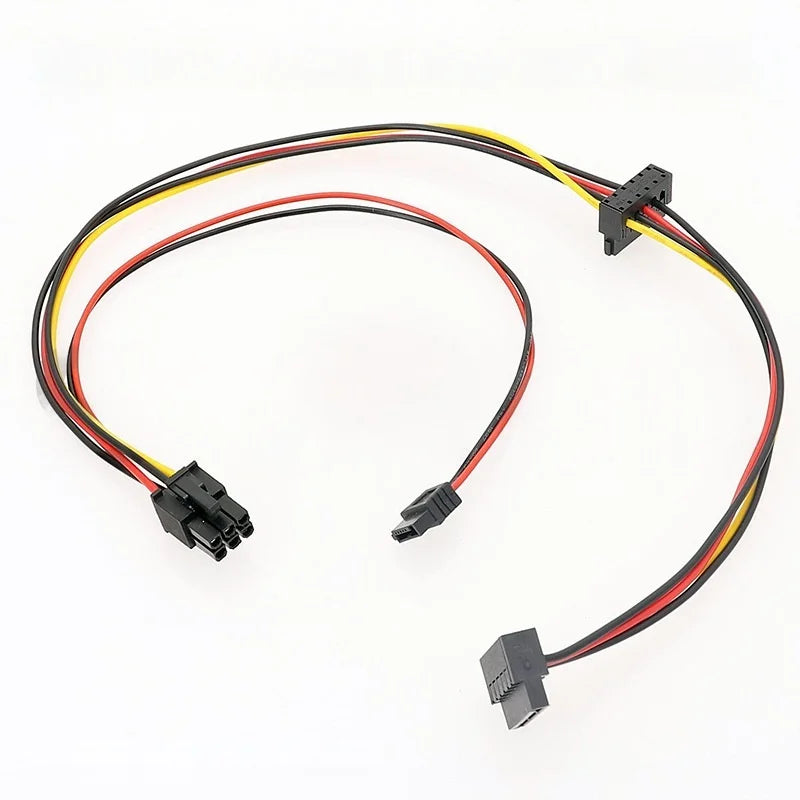 HP 6-Pin to Dual SATA Power Cable – ProDesk HDD/SSD/DVD SATA Power Adapter Cable HIP