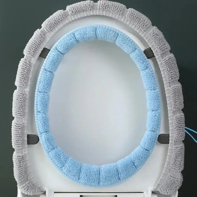 Knitted Toilet Seat Cover – Thickened, Washable & Universal Toilet Seat Cover HIP