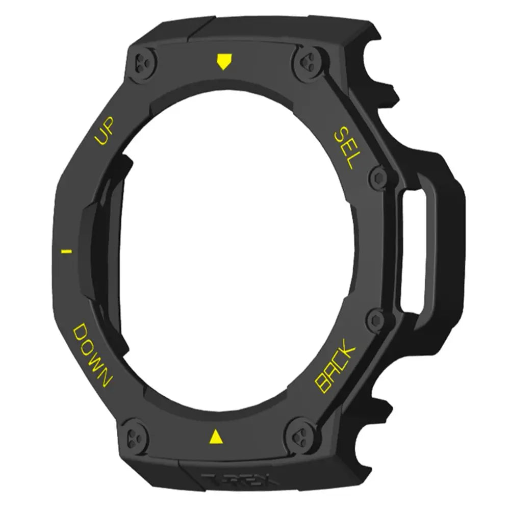 PC Bumper Case & Screen Protector for Amazfit T-Rex 3 Smartwatch Protective Case HIP
