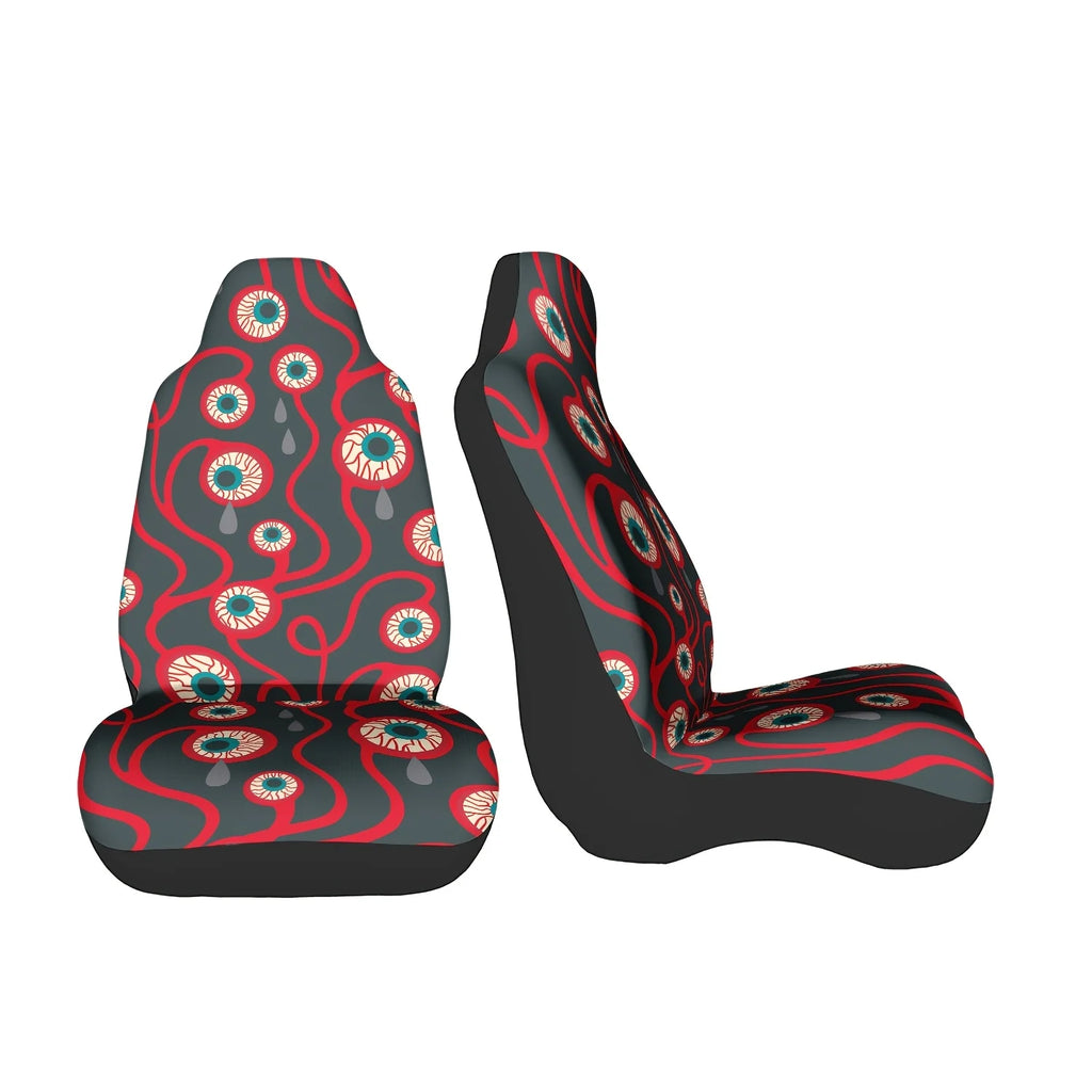 Blood Vessels & Floating Eyes Car Seat Cover | Easy Fit Car Seat Cover HIP black