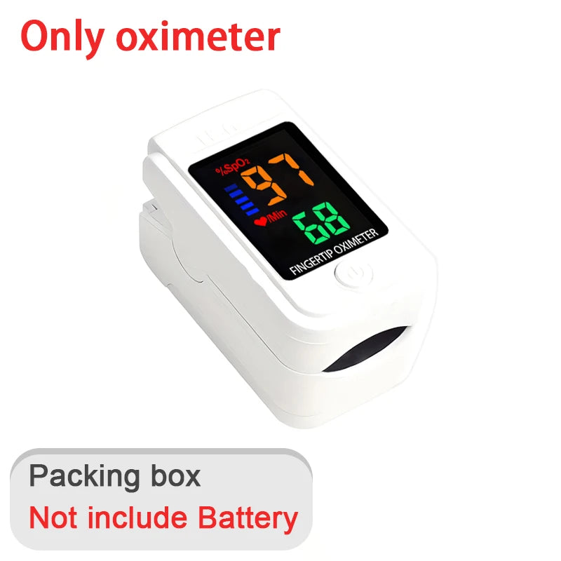 Non-Contact Infrared Thermometer & Finger Pulse Oximeter Health Monitoring Device HIP Only oximeter
