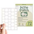 Hydrocolloid Acne Patch Waterproof Acne Removing PU Film Face Printing Spots Marks Invisible Acne Cleansing Patch HIP 72pcs