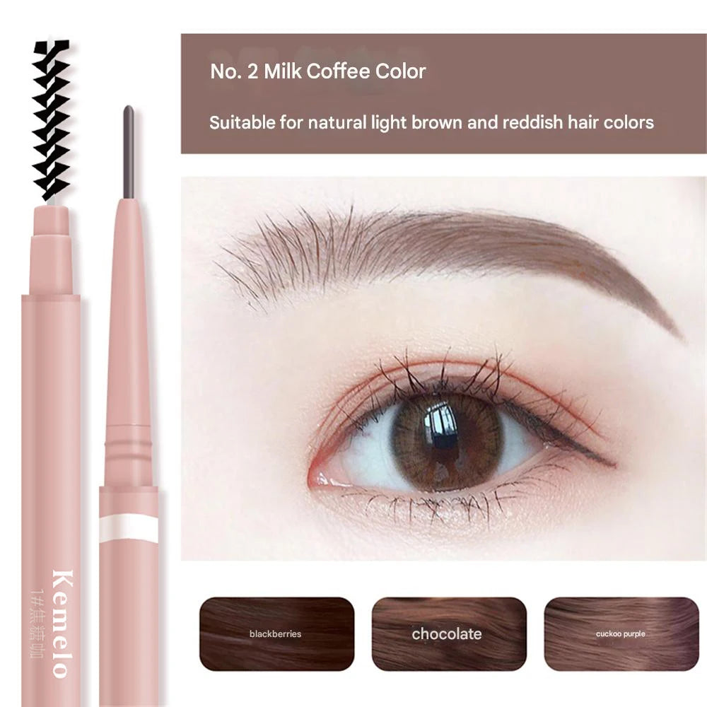 Waterproof Double-Ended Eyebrow Pencil – 1.5mm Ultra Fine Tip