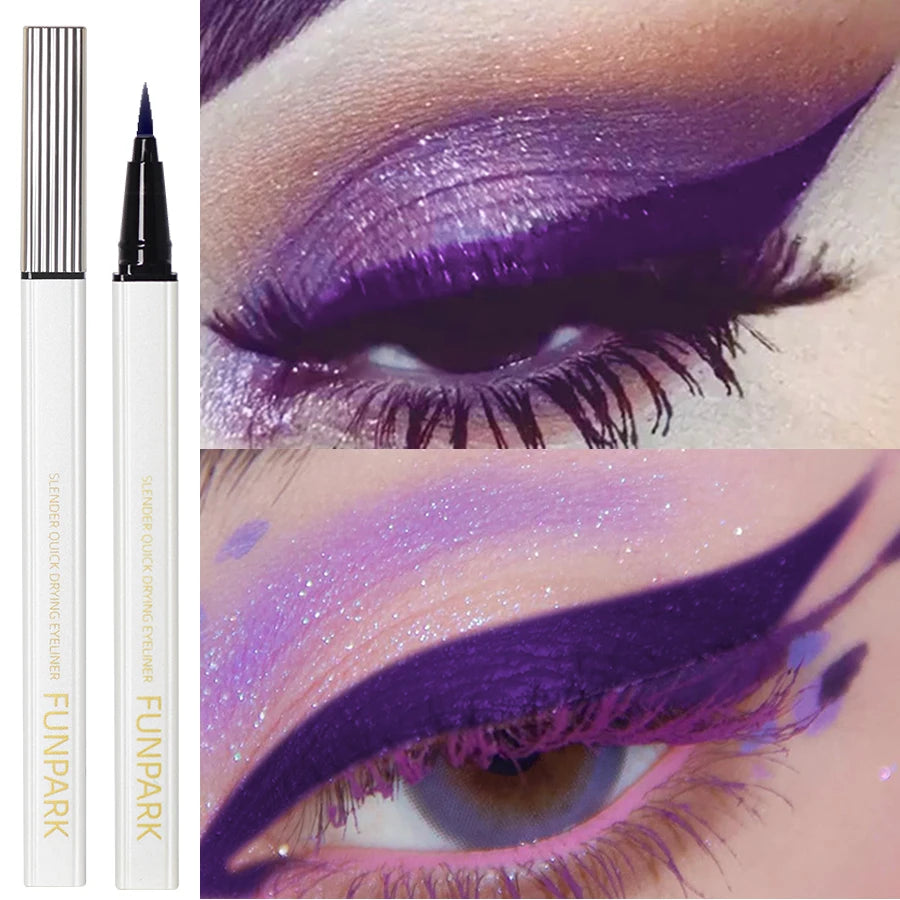 Purple Matte Liquid Eyeliner Pen – Waterproof & Long Lasting Liquid Eyeliner Pen HIP
