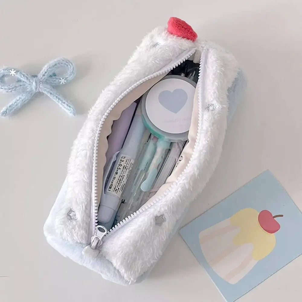 Blueberry Swiss Roll Pencil Case – Large Capacity Pen Bag Pencil Case HIP