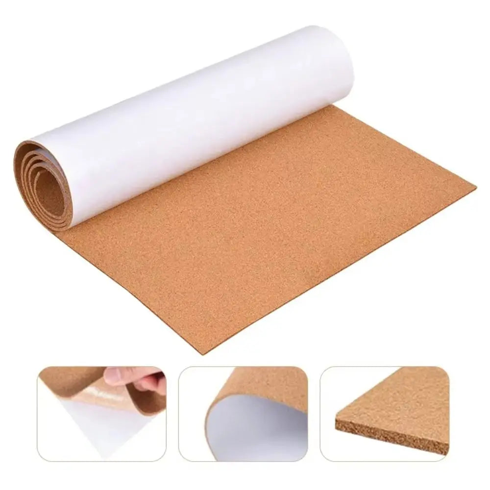 Self-Adhesive Cork Roll 2mm – DIY Bulletin Board & Liner Cork Roll HIP