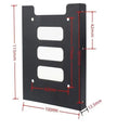 2.5" to 3.5" Hard Drive Bracket – SSD & HDD Mounting Adapter Hard Drive Bracket HIP Black