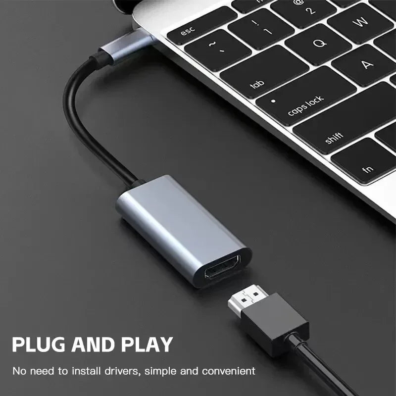 USB-C to 4K HDMI Adapter Cable for Laptop, MacBook & Tablet HDMI Display Adapter HIP