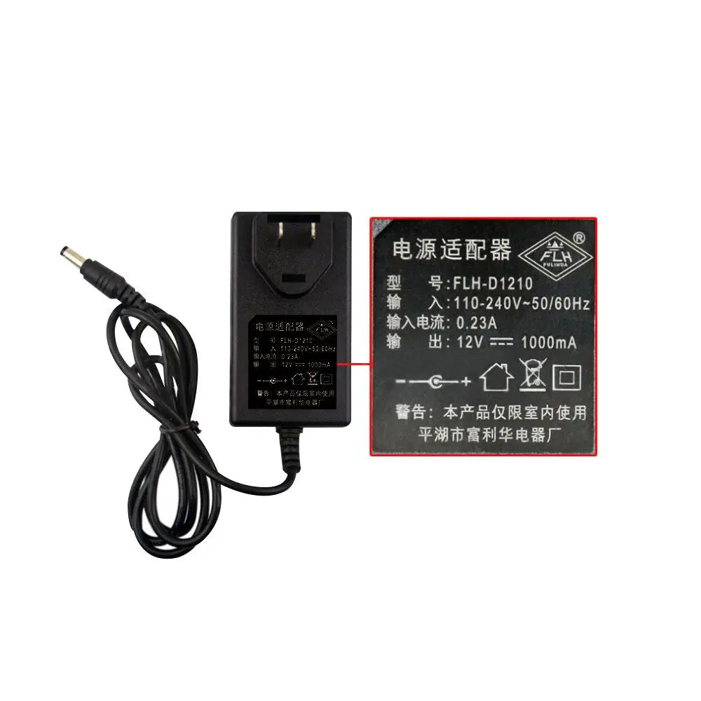 6V 12V Universal Power Adapter – US UK EU Plug | FLH-D1210 AC Power Adapter HIP US 12V1000MA