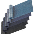 8cm x 51cm Jean Iron on Patches Rectangle Black Blue Patch For Inside and Outside Denim Garment Jacket Hole Repairing Decoration HIP 01