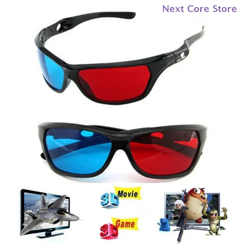 Anaglyph 3D Glasses Red & Blue – Movies, TV, Games & Comics Anaglyph 3D Glasses HIP