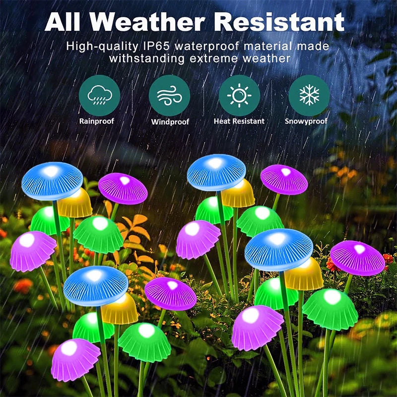 Solar LED Firefly Jellyfish Garden Lights – IP65 Waterproof Solar Garden Light HIP