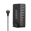 268W 8-Port USB-C PD & QC Fast Charging Dock | Multi-Device Multi-Port Charging Dock HIP 240W AUS Plug