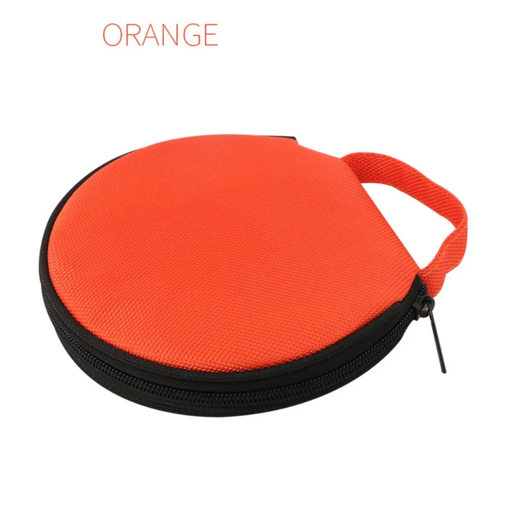 Portable 20-Disc CD DVD Carrying Case – Oxford Cloth Storage Bag CD DVD Storage Case HIP Orange