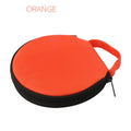 Portable 20-Disc CD DVD Carrying Case – Oxford Cloth Storage Bag CD DVD Storage Case HIP Orange