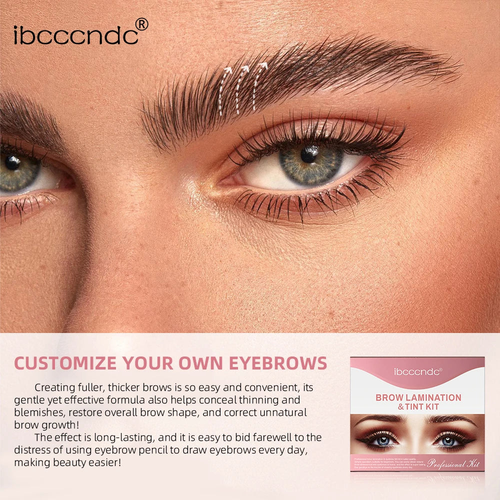 Permanent Brow or Lash Lift and Tint Kit Brow Lamination Eyelash Lifting Perming Lashes Black Brown Dye Eyes Makeup HIP