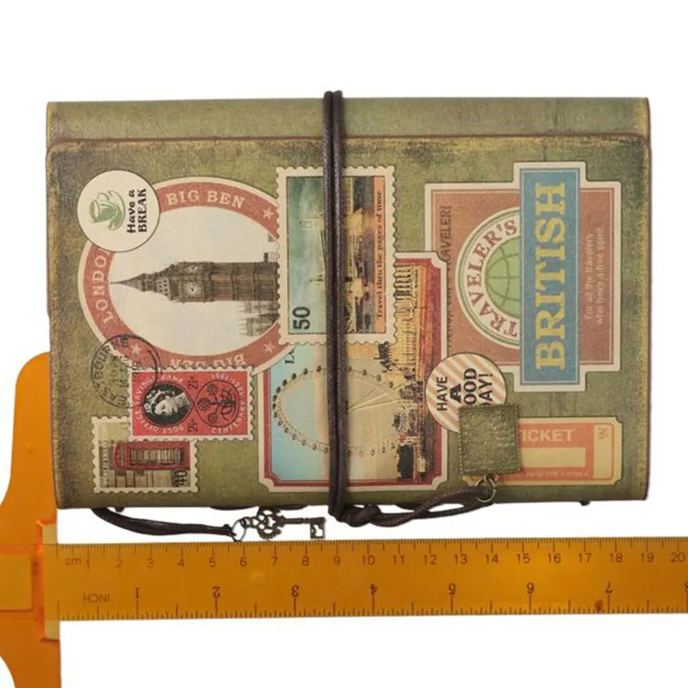 Vintage Leather Traveler Notebook – Refillable Writing Journal Leather Travel Journal HIP