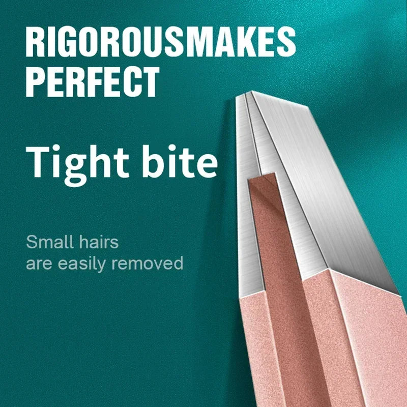 RUZOFO 4-Piece Stainless Steel Eyebrow Tweezer Set Eyebrow Tweezer Set HIP