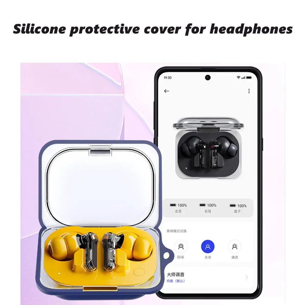 Only Protective Case For Nothing Ear A Wireless BT Headset Charging Chamber Protection Nonslip Anti Dust Washable Housing Sleeve HIP