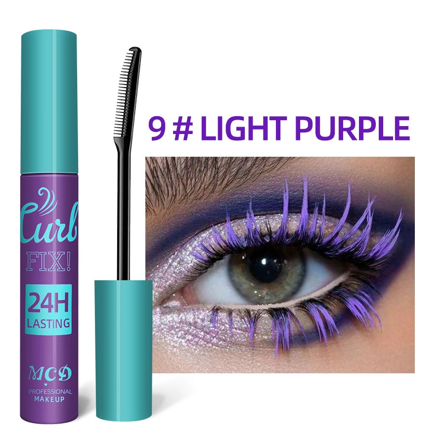MCD Colorful Waterproof Mascara – Curling & Lengthening Colorful Mascara HIP 9