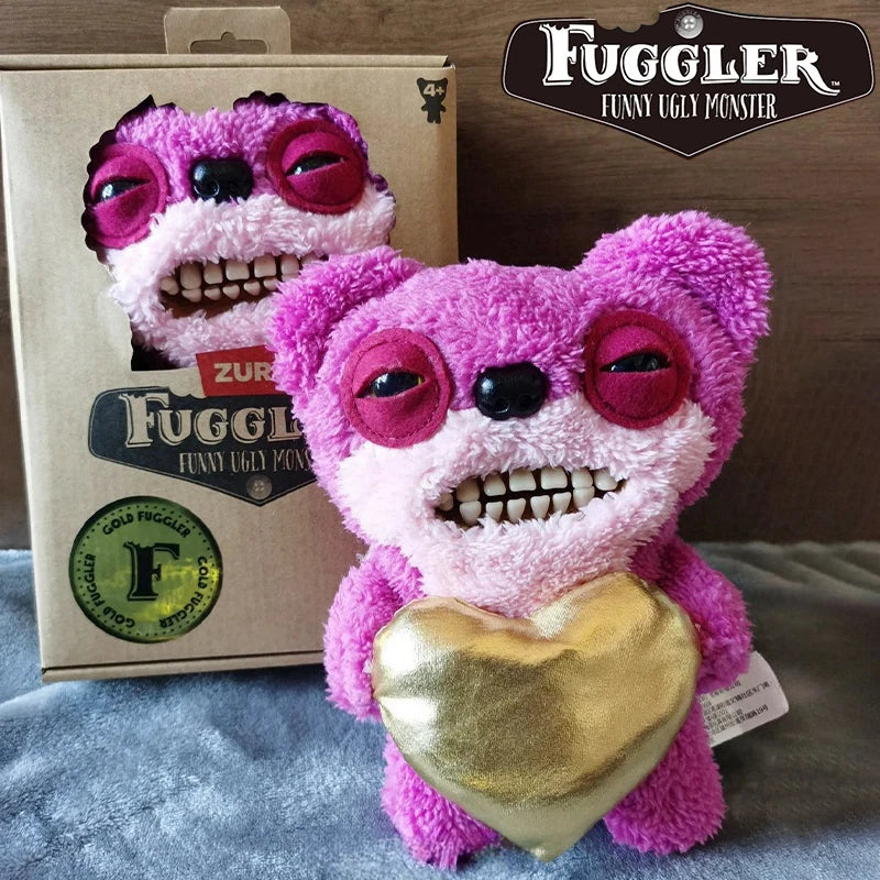 Fuggler Gold Rush Plush Toy – Ugly Monster Bear 23cm Collectible Plush Toy HIP