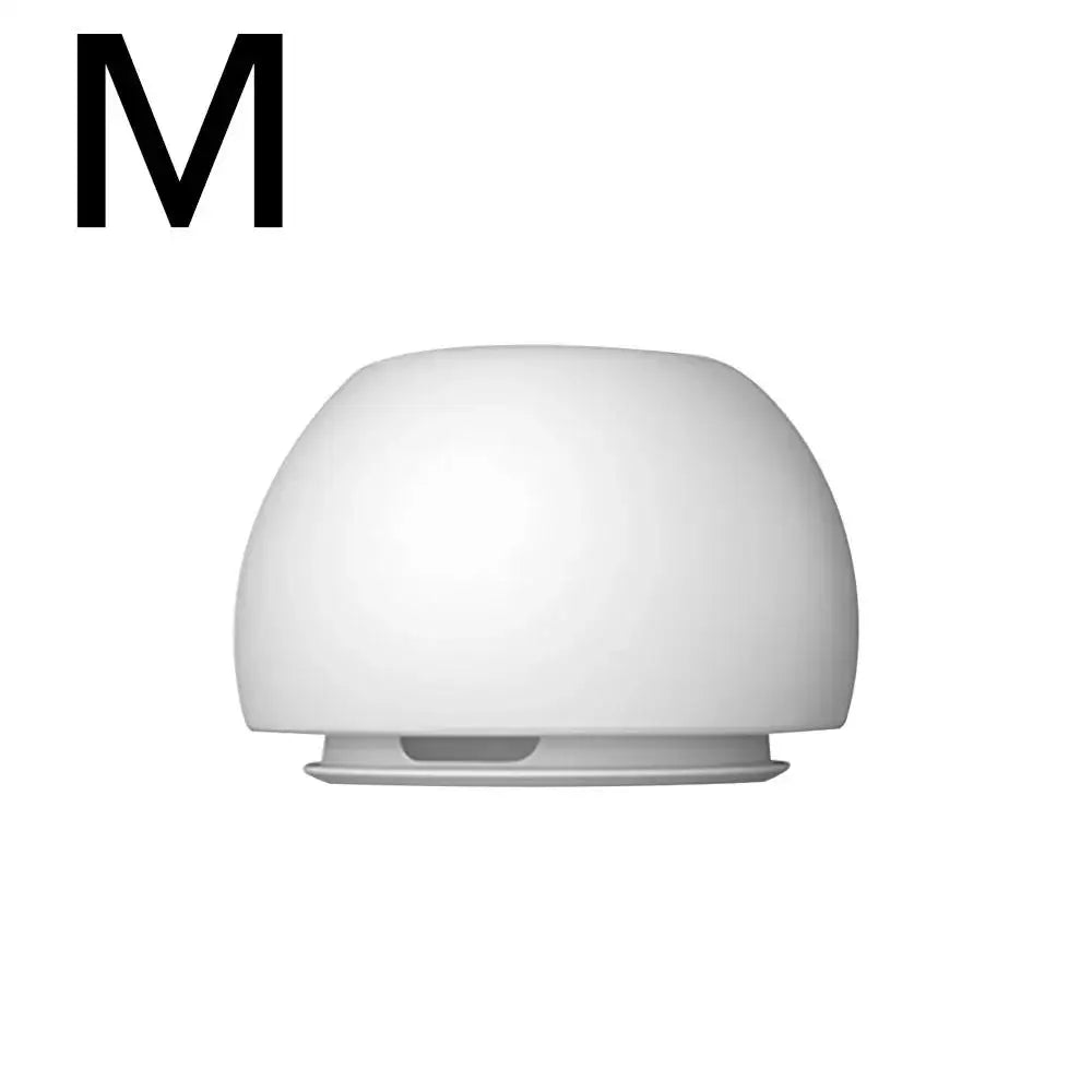 Silicone Ear Tips for AirPods Pro 1st & 2nd Gen | SEamopar Silicone Ear Tips HIP White-M 1 Pair