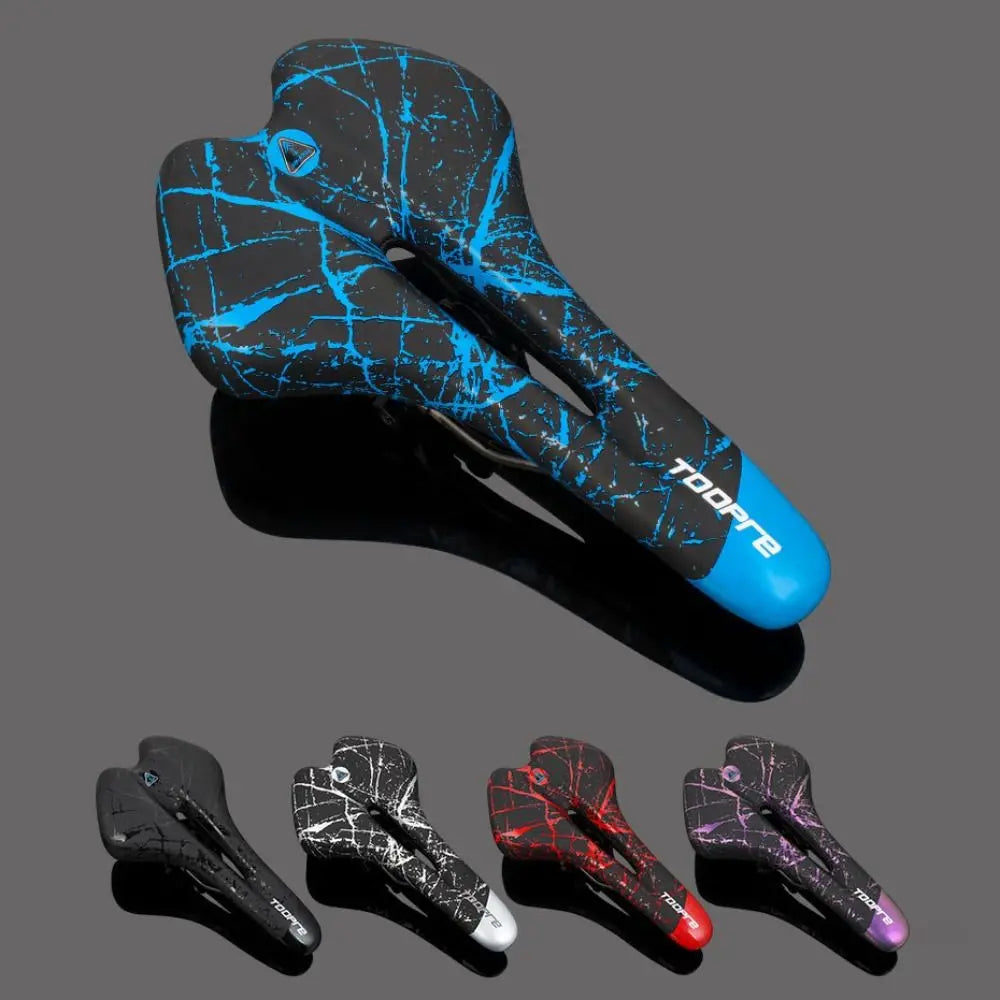 Gel-Filled PU Leather Bike Saddle – MTB & Road Cycling Seat Bicycle Saddle HIP