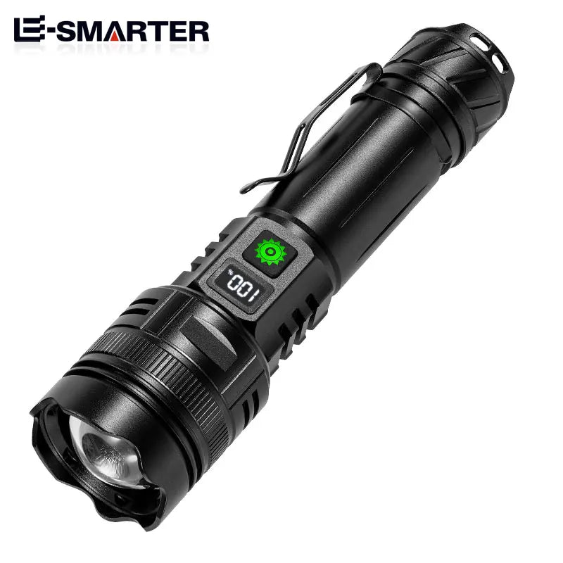 ESMARTER High Power LED Flashlight – Type-C Rechargeable Torch LED Tactical Flashlight HIP