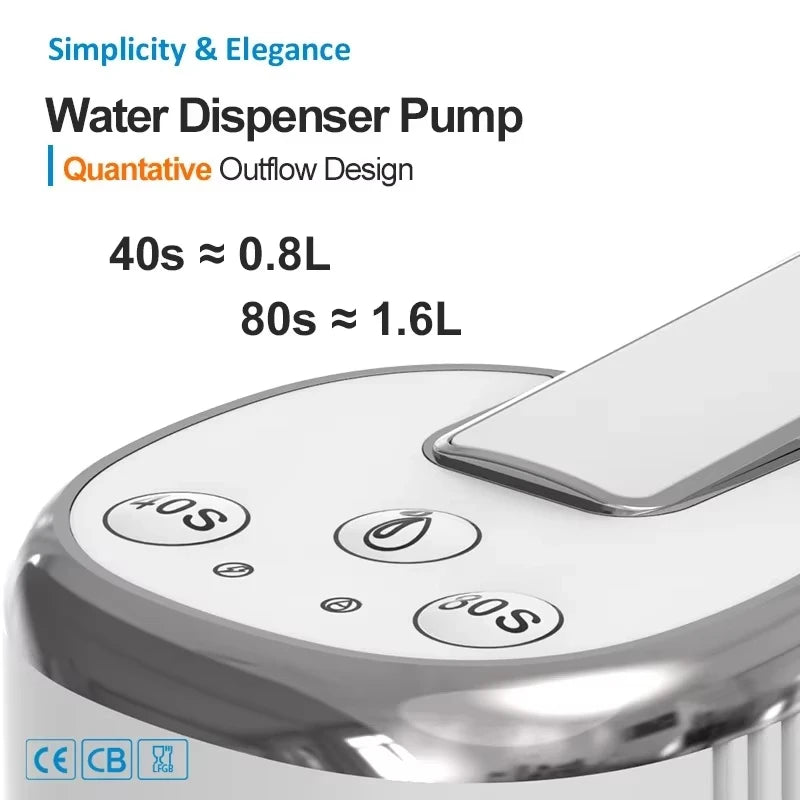 USB Electric Folding Water Pump – Portable Rechargeable Dispenser Electric Water Pump HIP