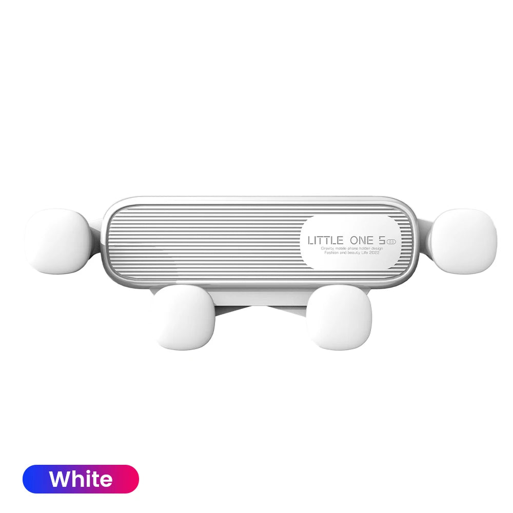 SEamopar Gravity Car Air Vent Phone Mount – Universal Fit Car Phone Mount HIP White
