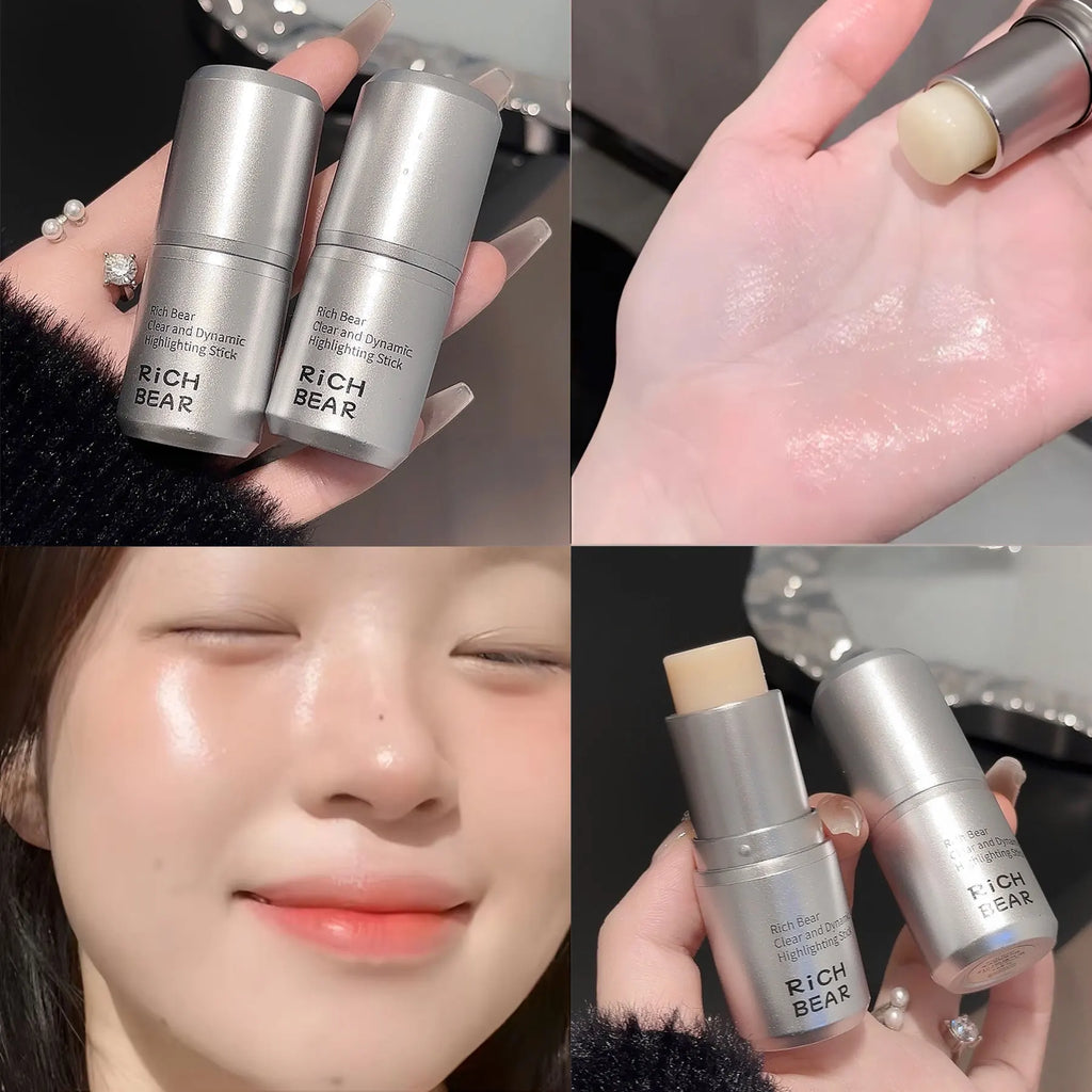 Wet and Shiny! Highlighter Stick Brightens the Eyes and Contours the Eyes with Pearlescent Silkworms to Create a Natural and Thr HIP