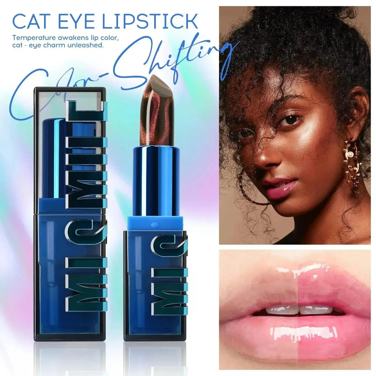 MLSMILE 4-Pc Color-Changing Cat Eye Glitter Lipstick Set Lipstick Set HIP