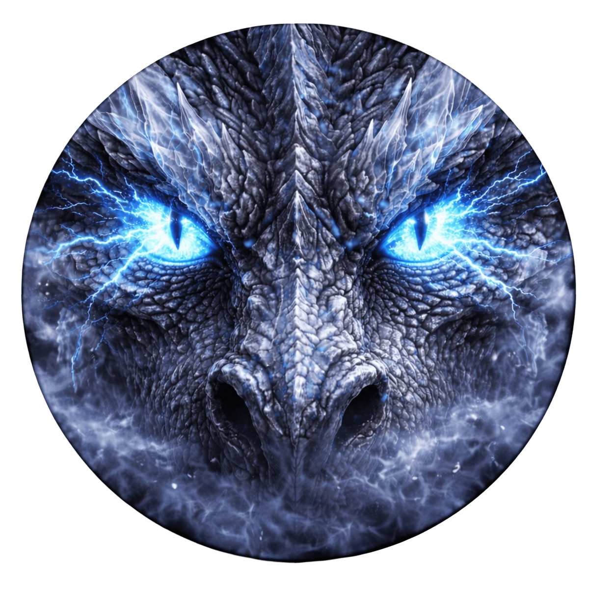 Blue Lightning Dragon Eyes Spare Tire Cover – 14 in | HIP Spare Tire Cover HIP Blue 15in