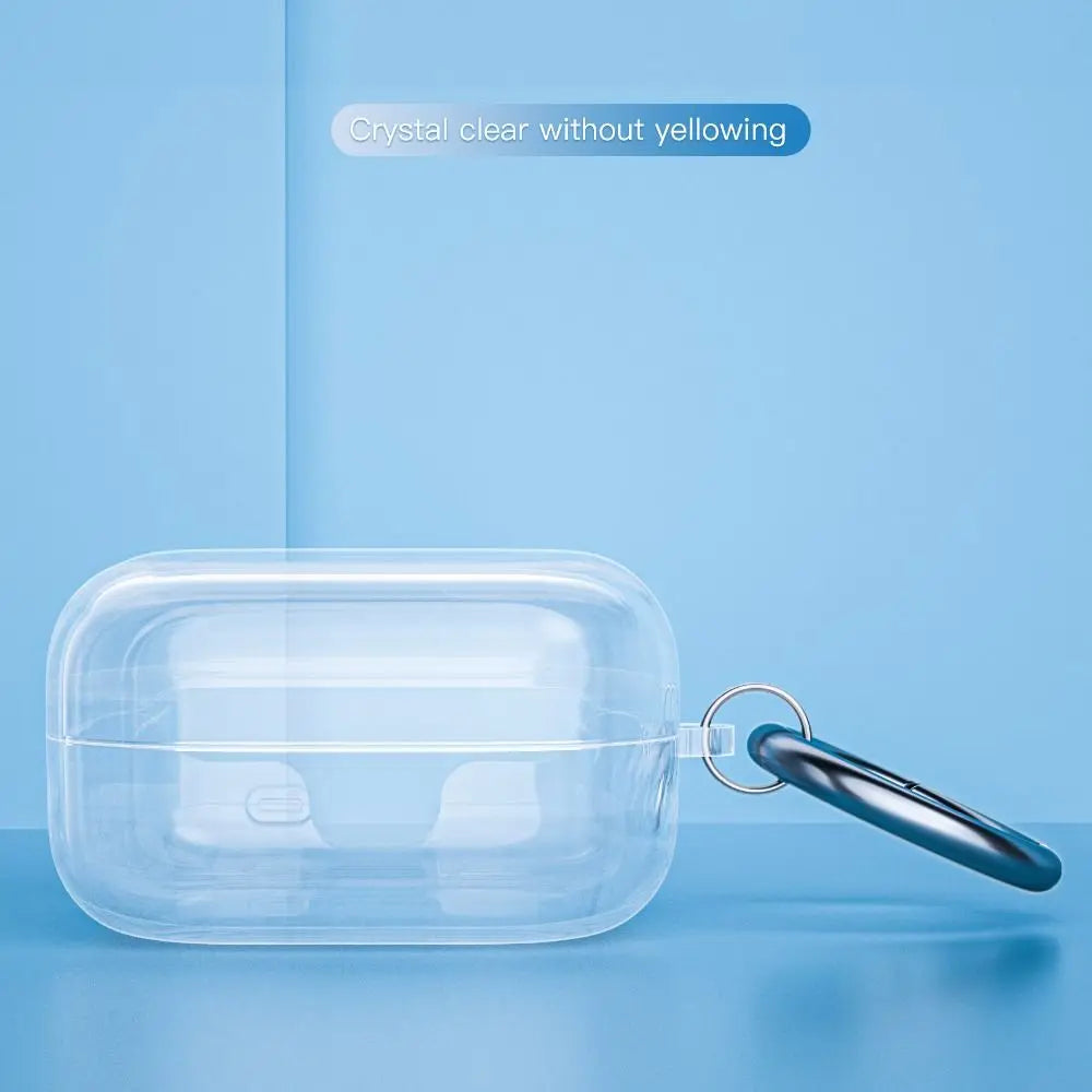 Clear TPU Case + Keychain for Samsung Galaxy Buds 4 / 4 Pro Earbud Protective Case HIP
