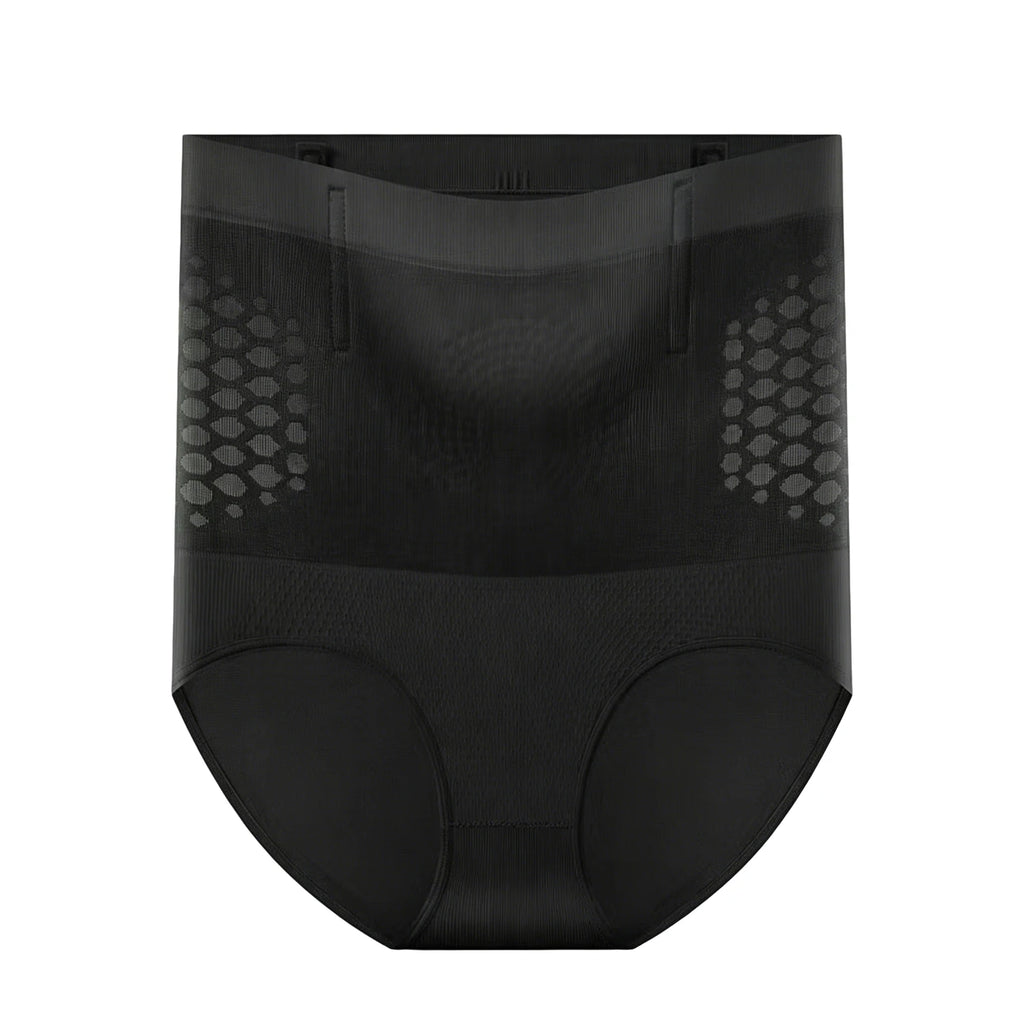Zeriluna Seamless High Waist Tummy Control Shapewear Panties Shapewear Panties HIP Black 4XL