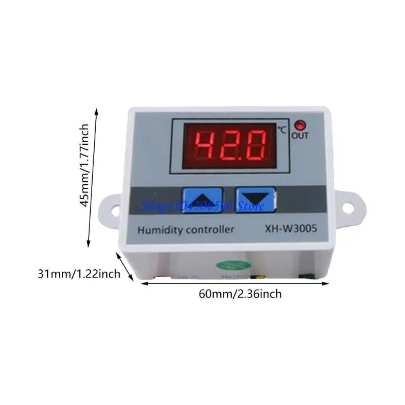 Digital Humidity Controller 0–99% RH | Greenhouse & Lab Humidity Controller Switch HIP