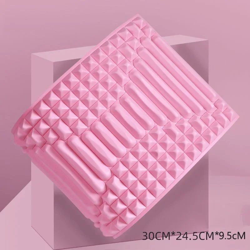 Back & Neck Stretcher Pillow – Acupressure Lumbar Support Back Neck Stretcher HIP Pink