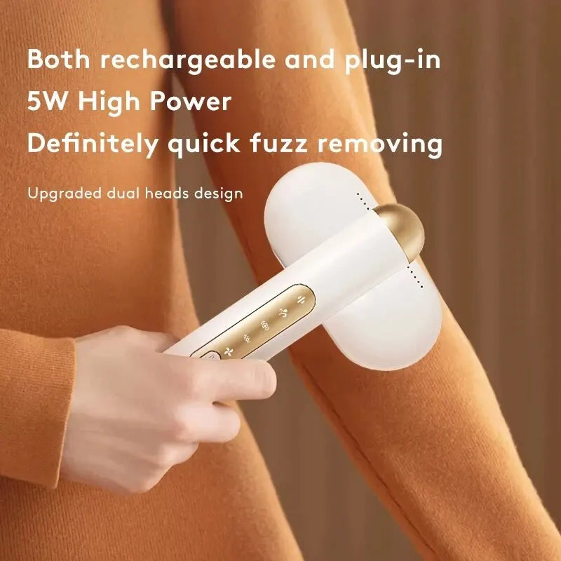 Double Head Electric Fabric Shaver & Lint Remover USB Electric Fabric Shaver HIP