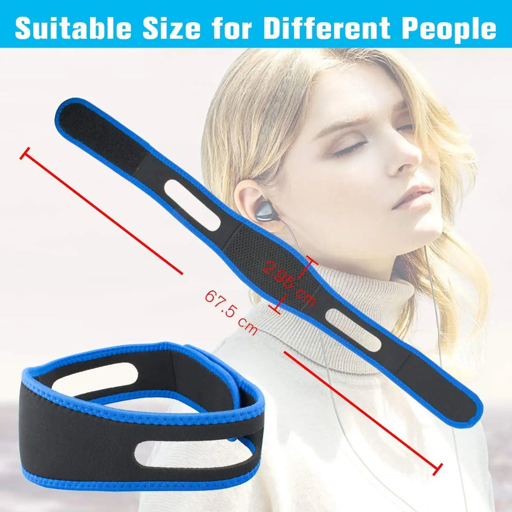 Triangular Chin Strap Sleep Aid – Adjustable Jaw Support Chin Strap Sleep Aid HIP